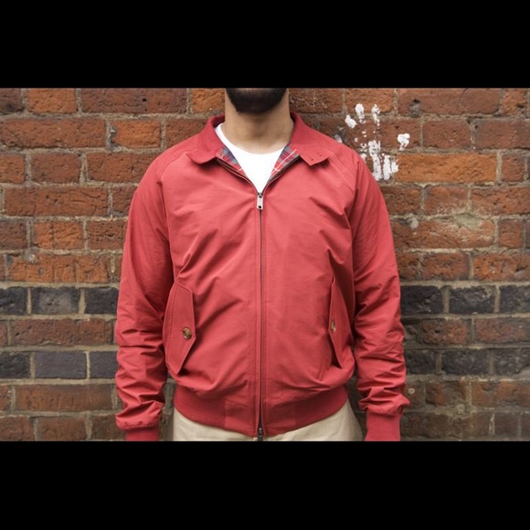 Red Barracutta G9 Harrington Jacket - Picture 3 of 5